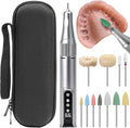 Cordless USB Polishing Machine,35000RPM Mini Polisher Kit with 11 Attachments for Gently Smooths Edges,After Repair Cleaning Creating,Removes Stains,Polishing Head Set with Instructions & Case