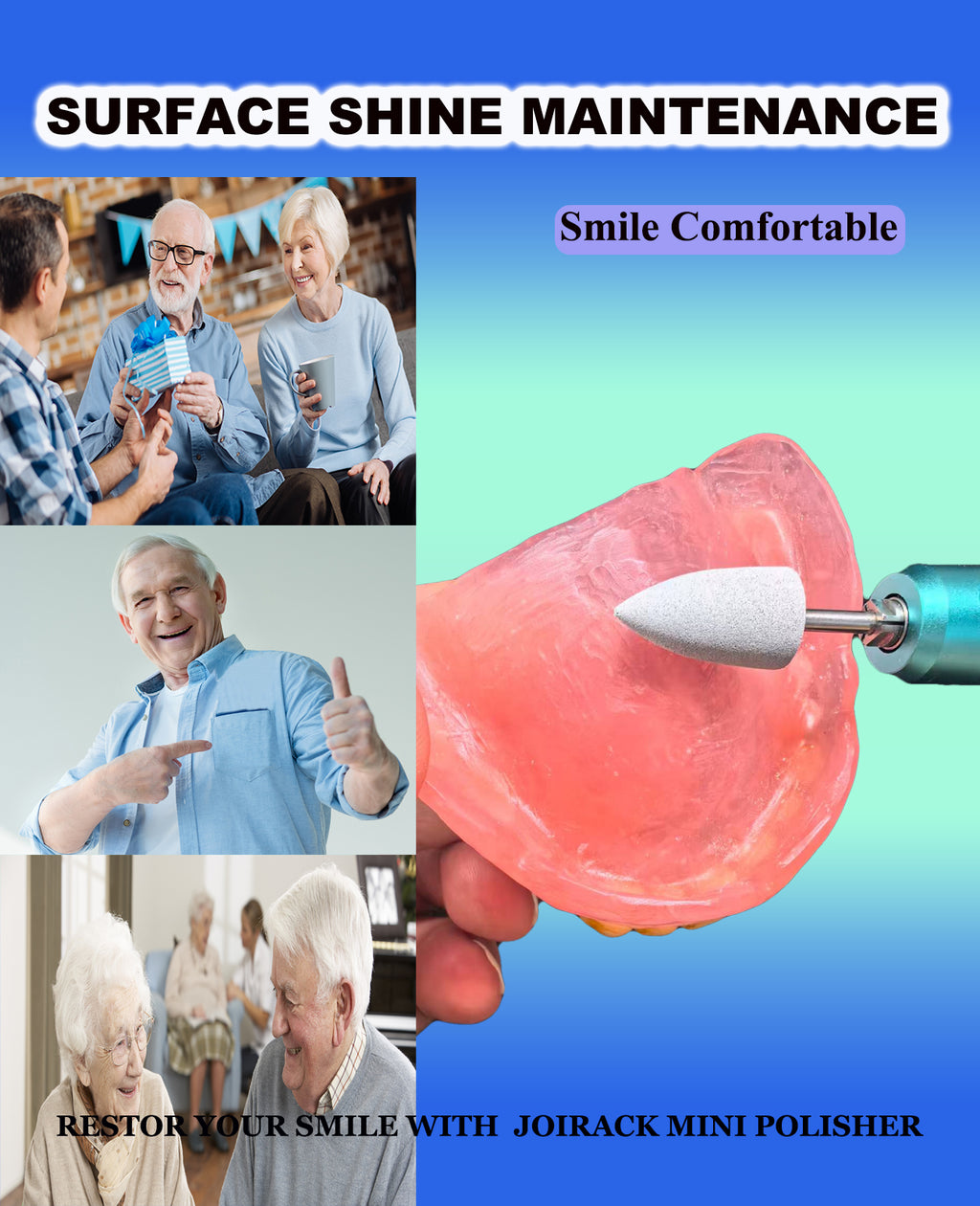Cordless Repair Kit 35000 RPM Mini Polisher for Edge Correction, Stains Remove and Surface Finishing, Includes 16 Polishing and Cleaning Attachments and Storage Box